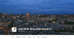 Desktop Screenshot of nzsociety.co.uk