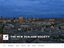 Tablet Screenshot of nzsociety.co.uk